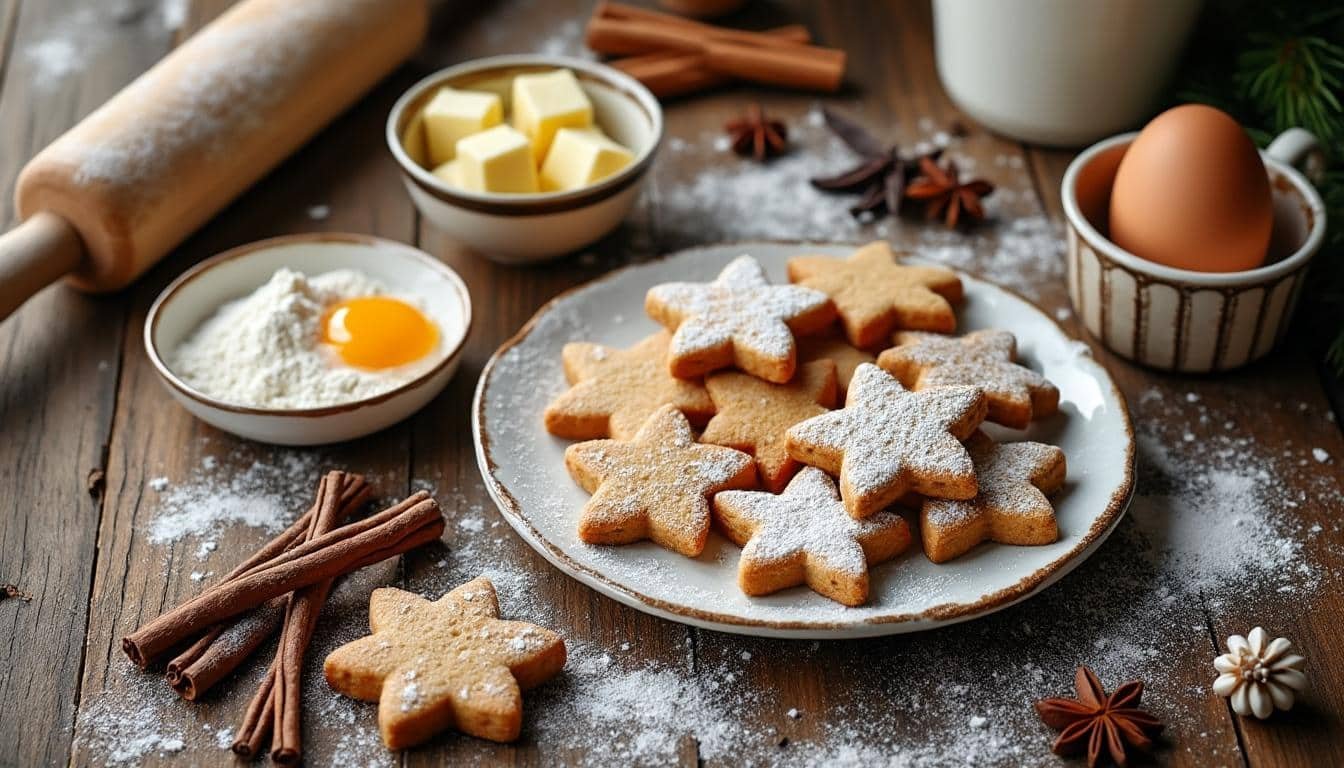 découvrez la recette secrète de grand-mère pour de délicieux sablés de noël, des biscuits gourmands parfaits pour des fêtes pleines de douceurs et de traditions.