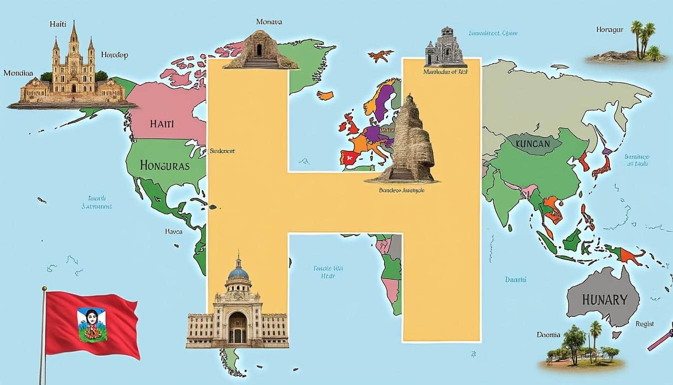 découvrez un tour d'horizon des pays dont le nom commence par la lettre h, avec leurs drapeaux et des informations essentielles pour mieux les connaître.