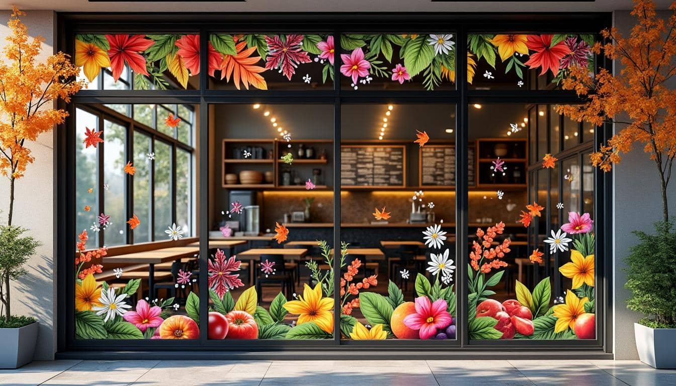 attirez l'attention et valorisez vos menus saisonniers avec des stickers de vitrine captivants, parfaits pour dynamiser votre visibilité et séduire vos clients.